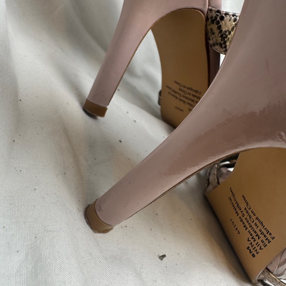 Jessica Stiletto Shoes Womens Size 8 Pink Snakeskin Clubwear Gothgirl Maximalist - Picture 8 of 8